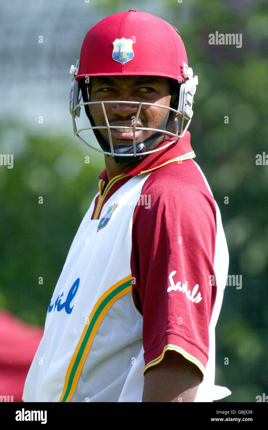 Cricket - NatWest Series 2004 - West Indies Nets. Brian Lara, West Indies Stock Photo