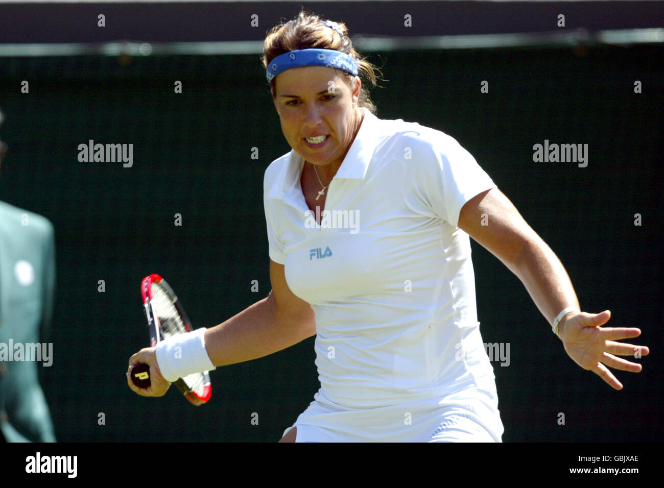 Tennis - Wimbledon 2004 - First Round - Jennifer Capriati v Claudine Schaul Stock Photo