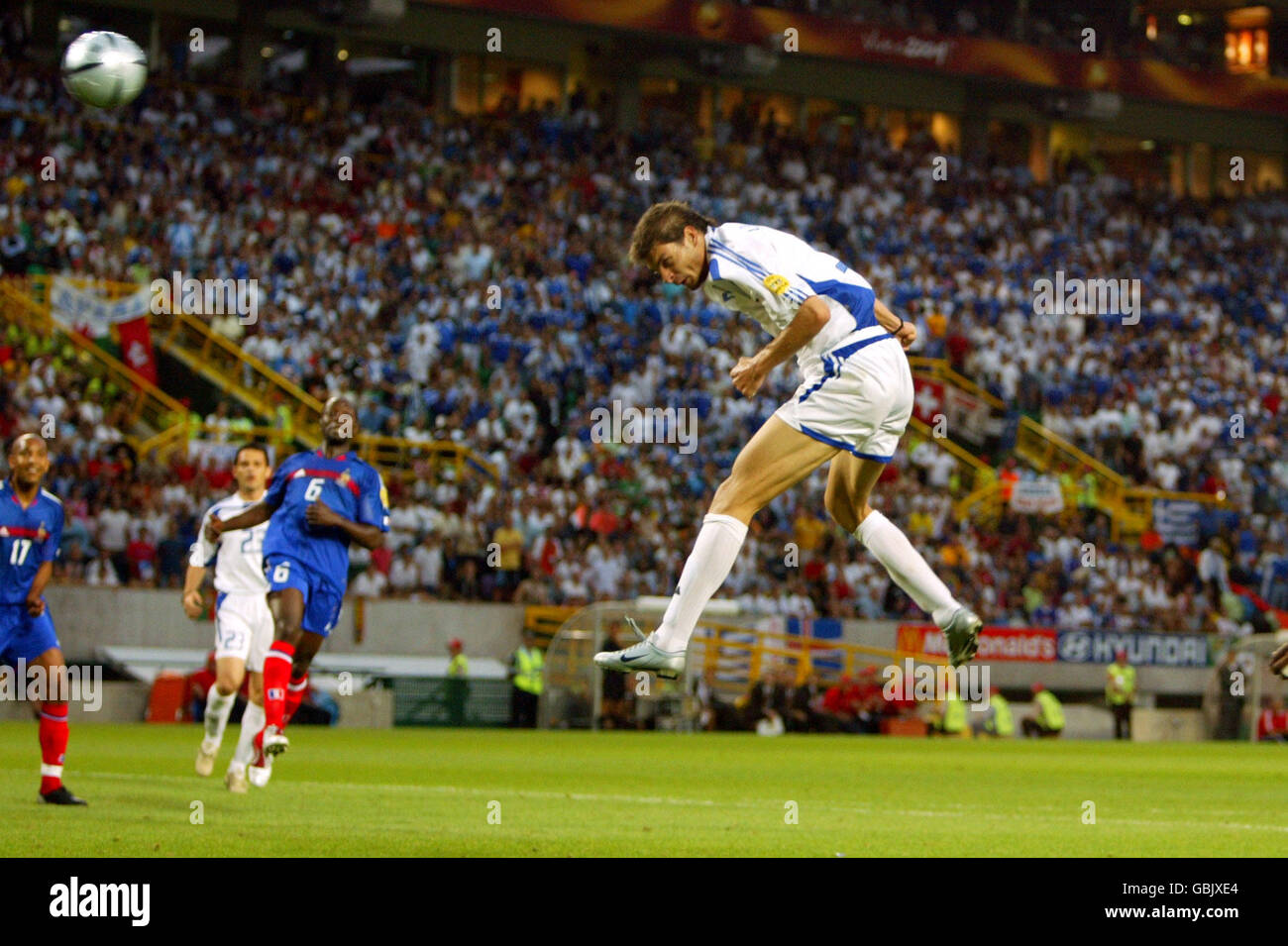 Soccer - UEFA European Championship 2004 - Quarter Finals - France v Greece Stock Photo