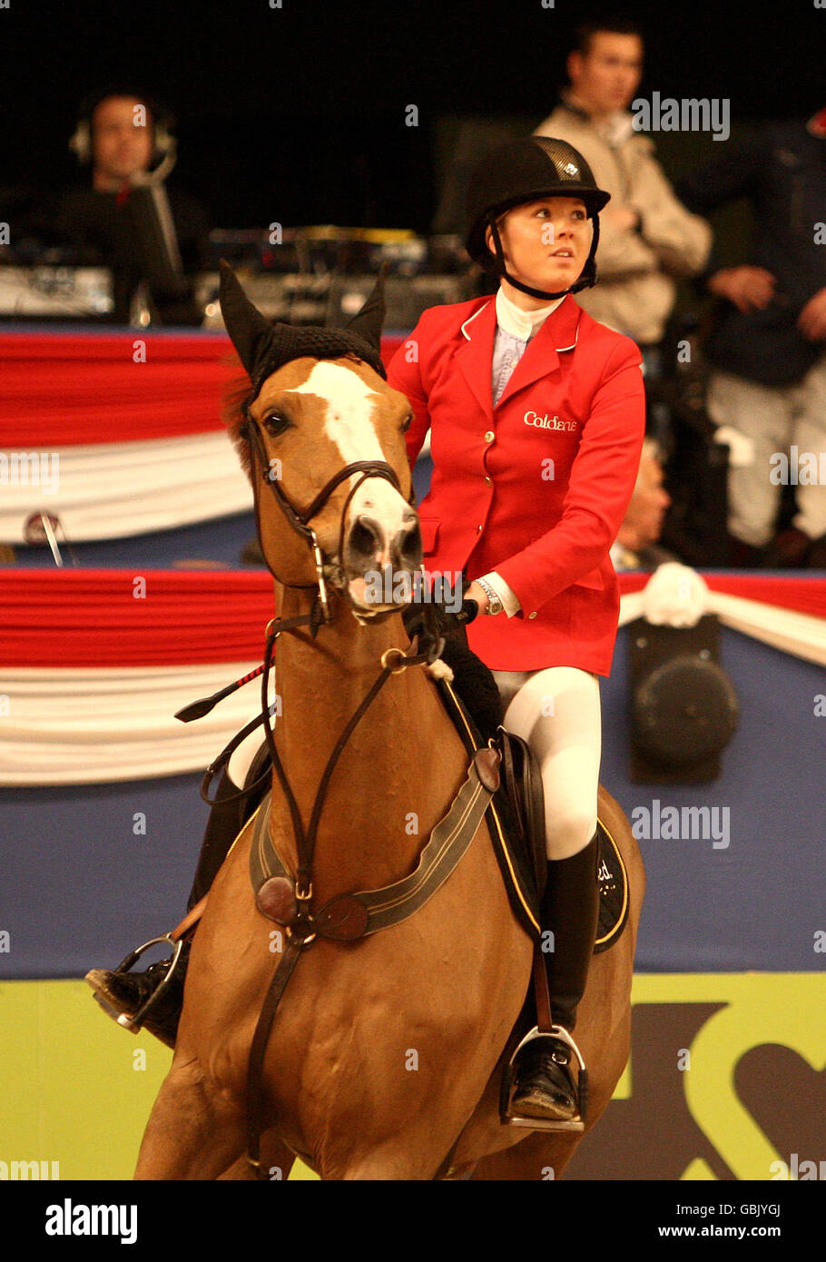 Equestrian - British Open Show Jumping Championships - LG Arena Stock Photo