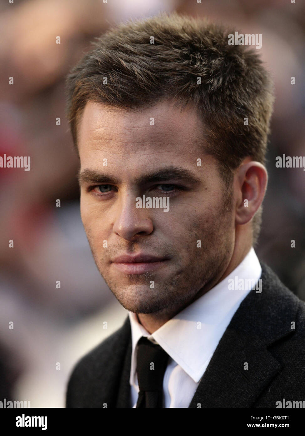Chris Pine arrives for the UK Film Premiere of Star Trek at the Empire Leicester Square, London. Stock Photo