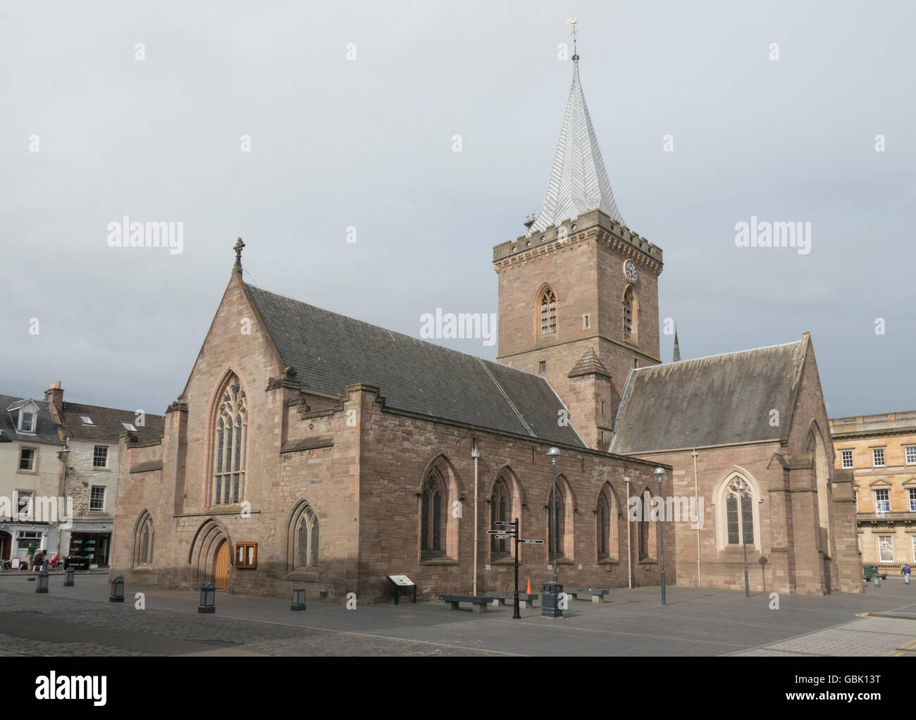 St John's Kirk from South West, Perth Scotland,UK, Stock Photo