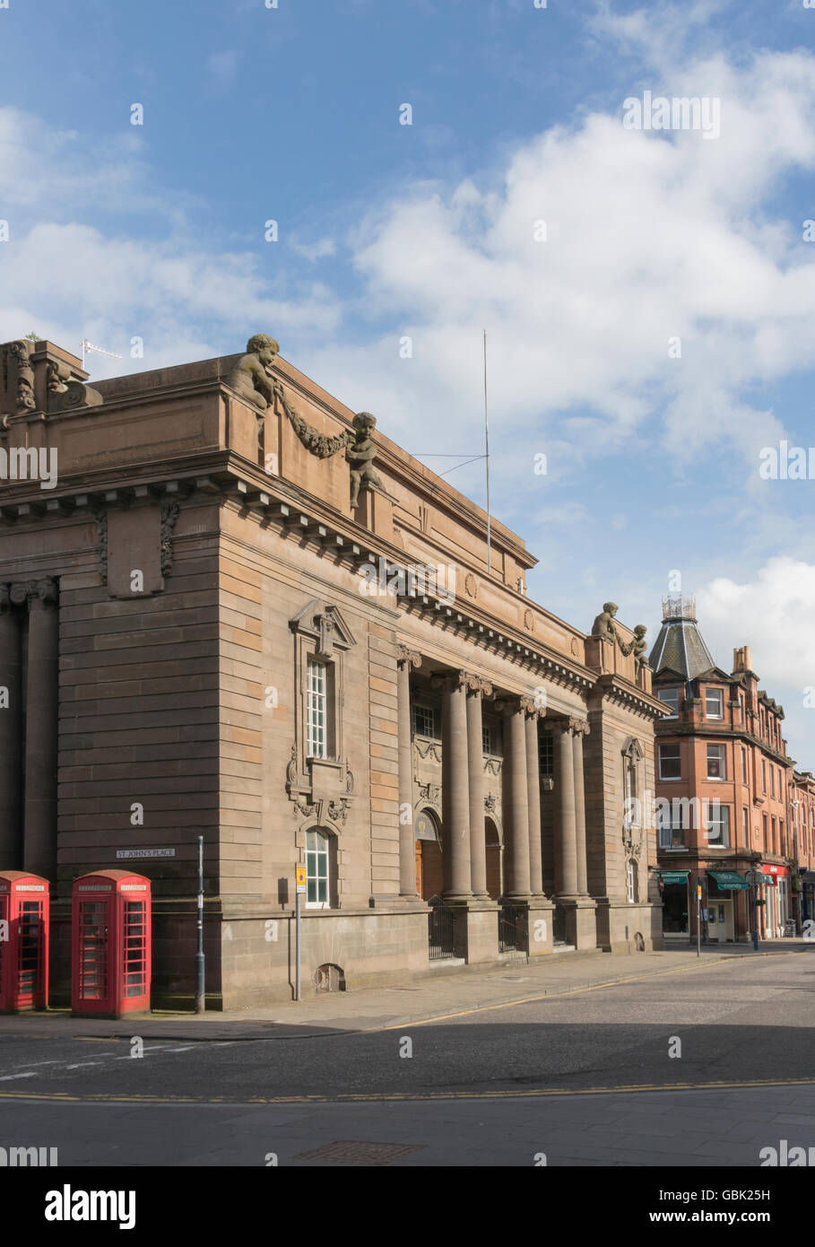 Perth City Hall,Perth,Scotland,UK, Stock Photo