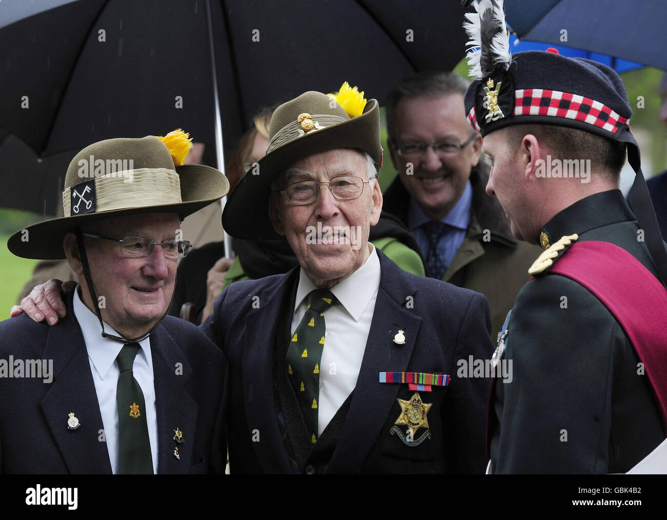 Veterans of the Battle of Kohima Stock Photo - Alamy