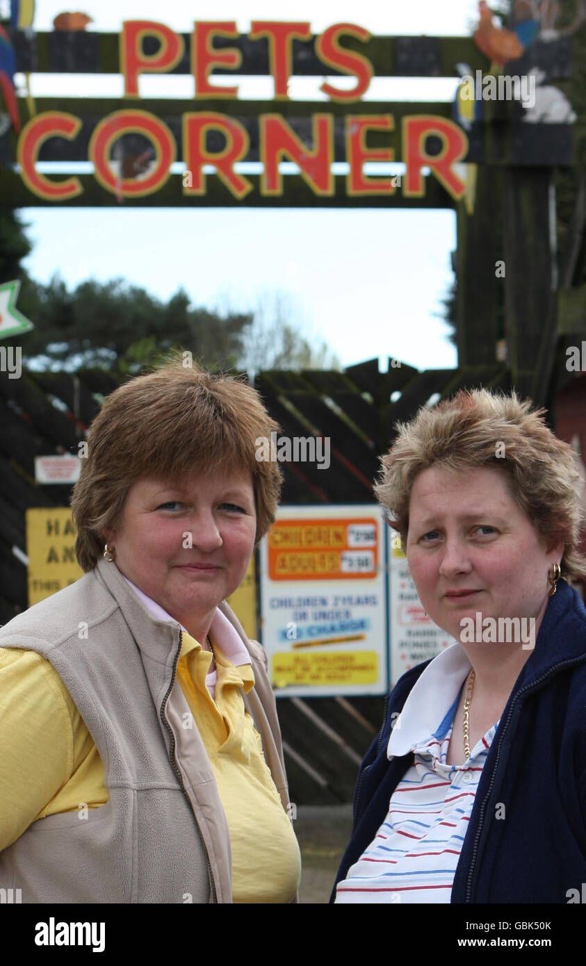 Manager Ruth Carney and Owner Marrion Holness stand outside the Pets