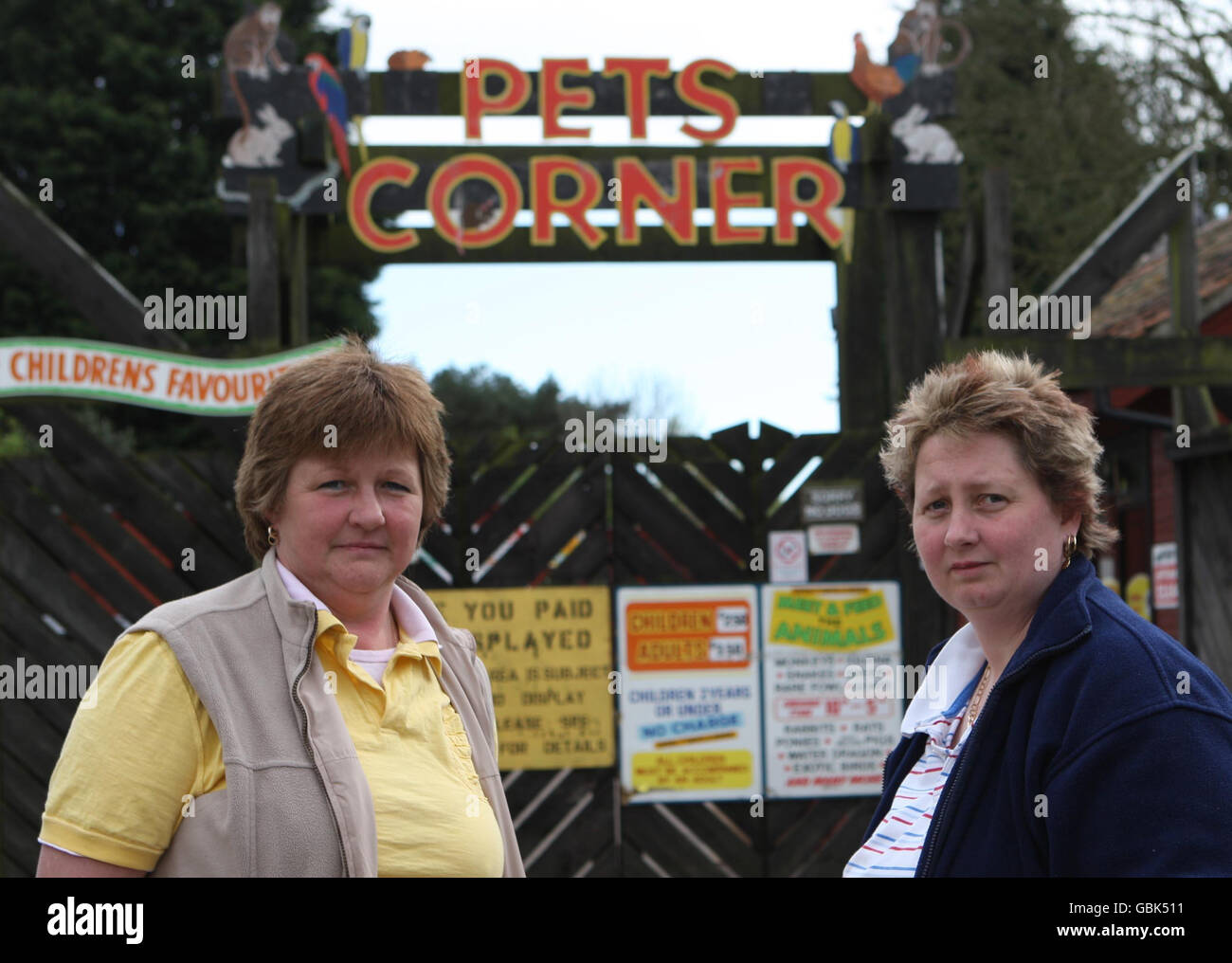 Manager Ruth Carney and Owner Marrion Holness stand outside the Pets