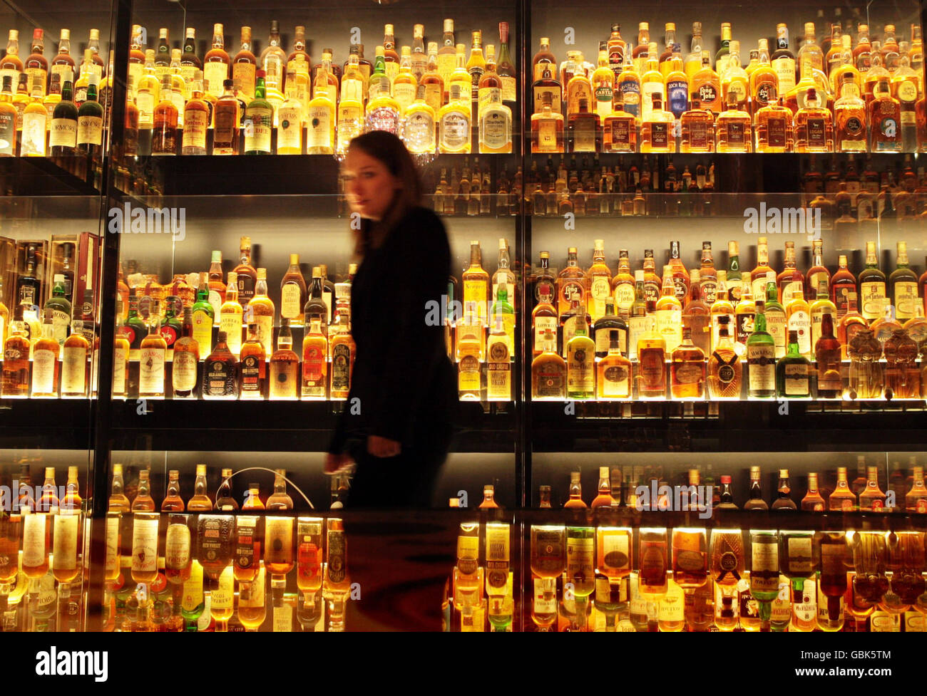 Scotch Whisky Experience tour Stock Photo Alamy