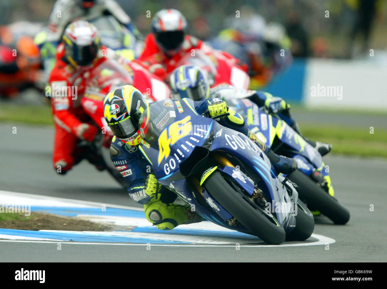 Motorcycling - British Grand Prix - Moto GP - Race Stock Photo