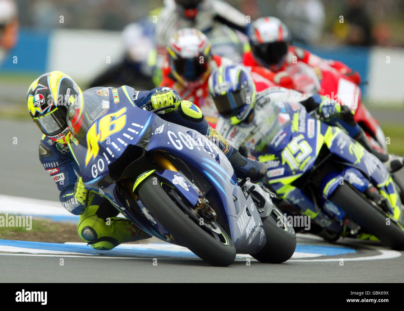 Motorcycling - British Grand Prix - Moto GP - Race Stock Photo