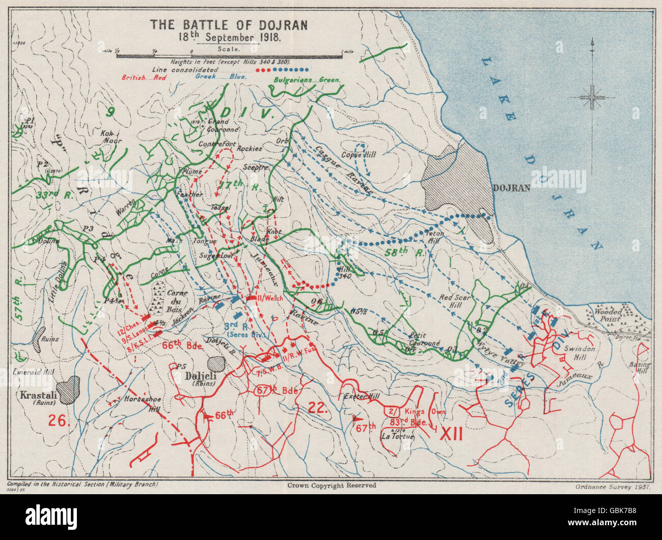 FIRST WORLD WAR:Battle of Dojran/Doiran.18th September 1918.Macedonia
