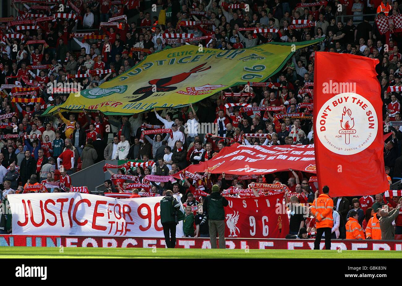 Hillsborough disaster fans stands hires stock photography and images