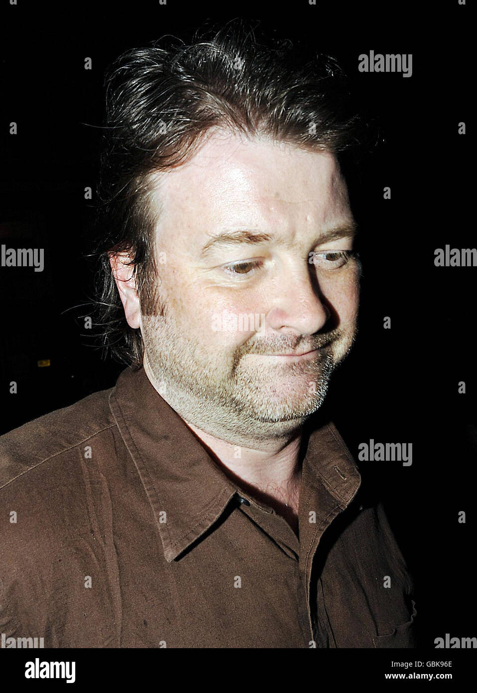 Derek Draper arrives back to his home in north London. Damian McBride