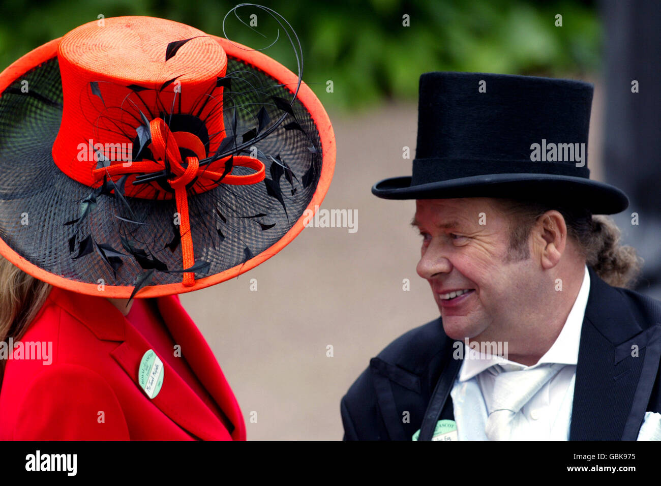 Horse Racing Royal Ascot. Women wear designer hats at Ladies Day Stock Photo Alamy