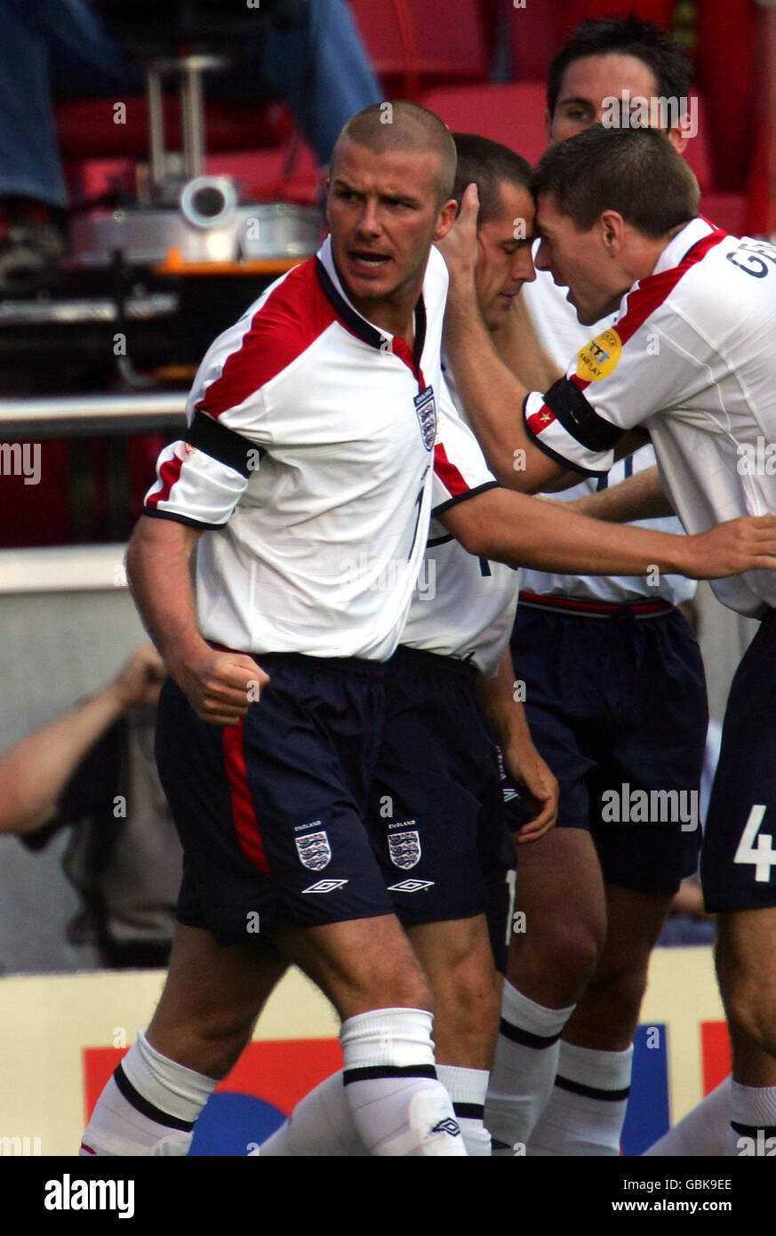 Soccer UEFA European Championship 2004 Quarter Final Portugal v