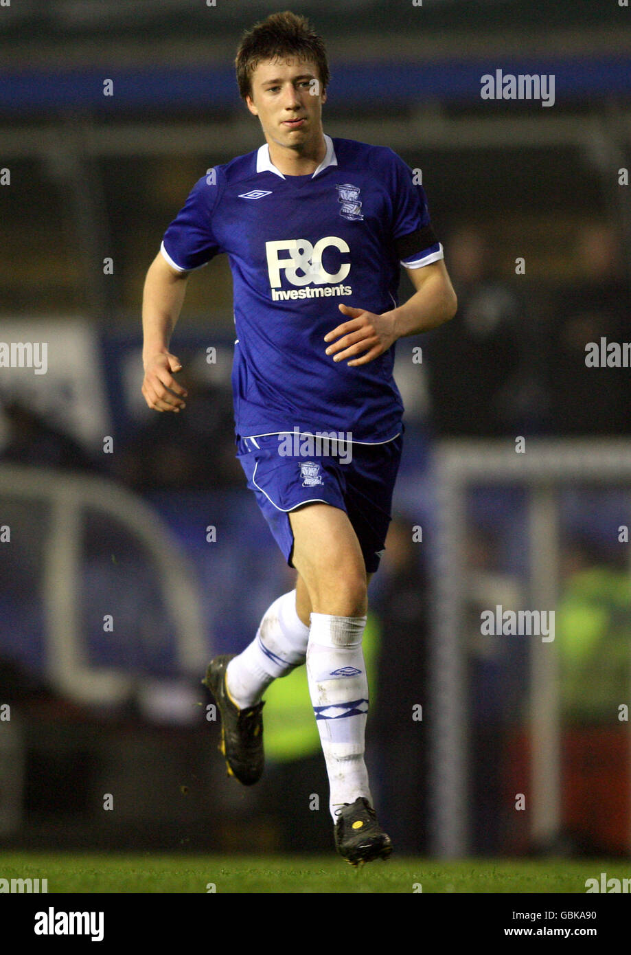 Soccer - FA Youth Cup - Semi Final - Birmingham City v Liverpool - St Andrews Stock Photo