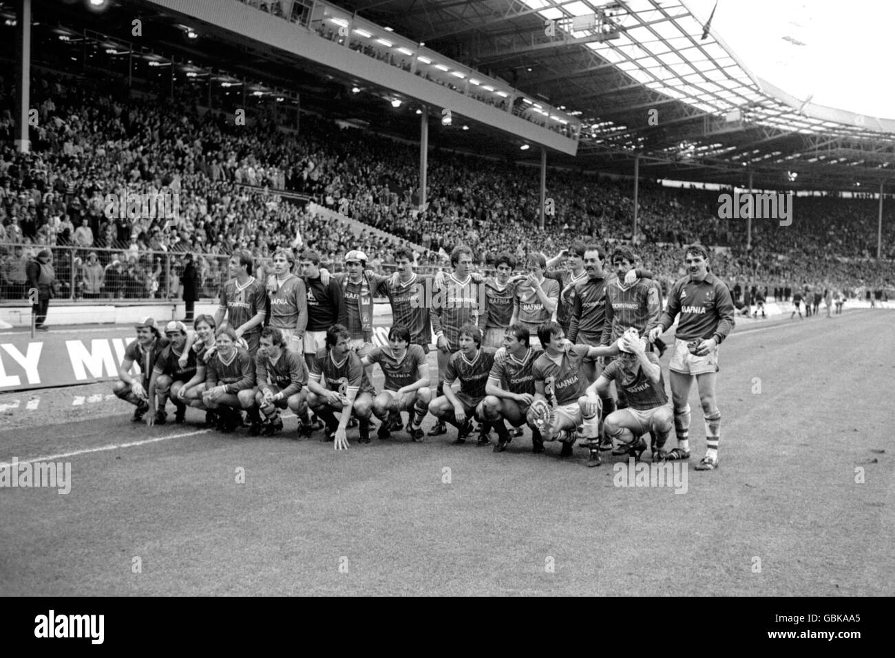 Soccer - Milk Cup - Final - Liverpool v Everton Stock Photo