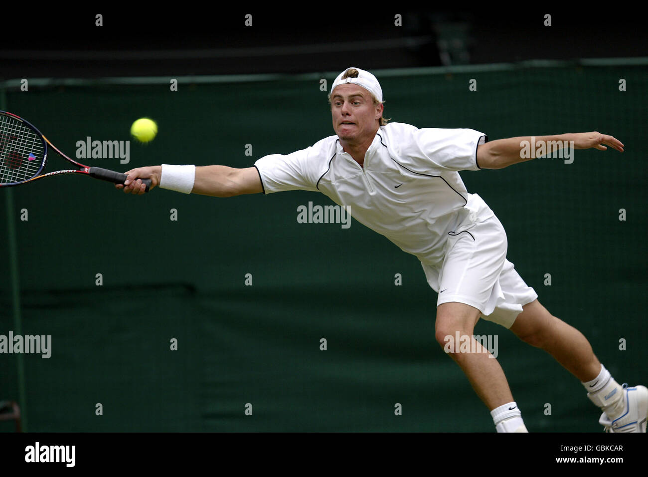 Tennis Wimbledon 2004 Quarter Finals Roger Federer v Leyton