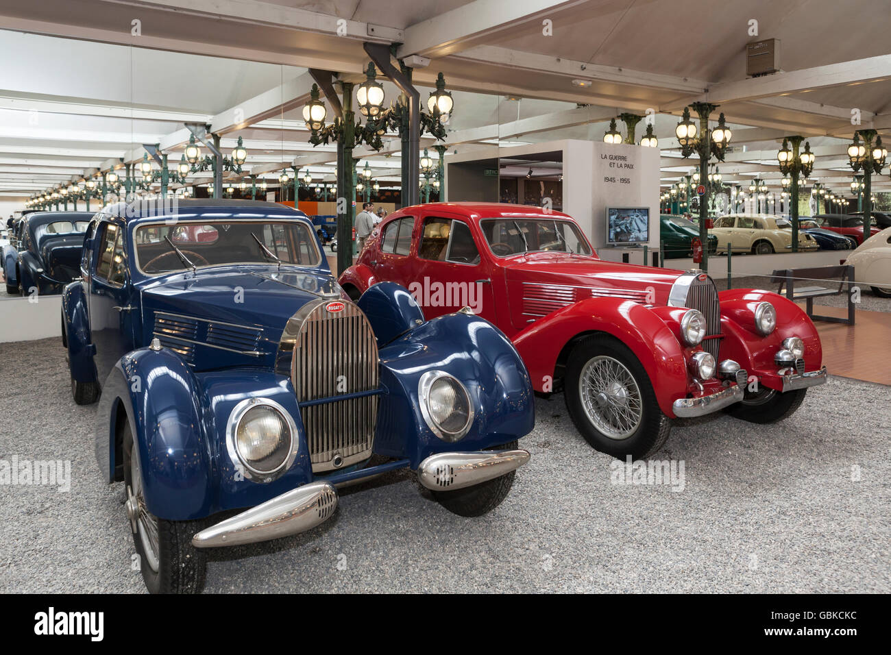 Bugatti Berline Type 57c, built in France, 1938, Schlumpf Collection, National Museum, National Automobile Museum, Mulhouse Stock Photo