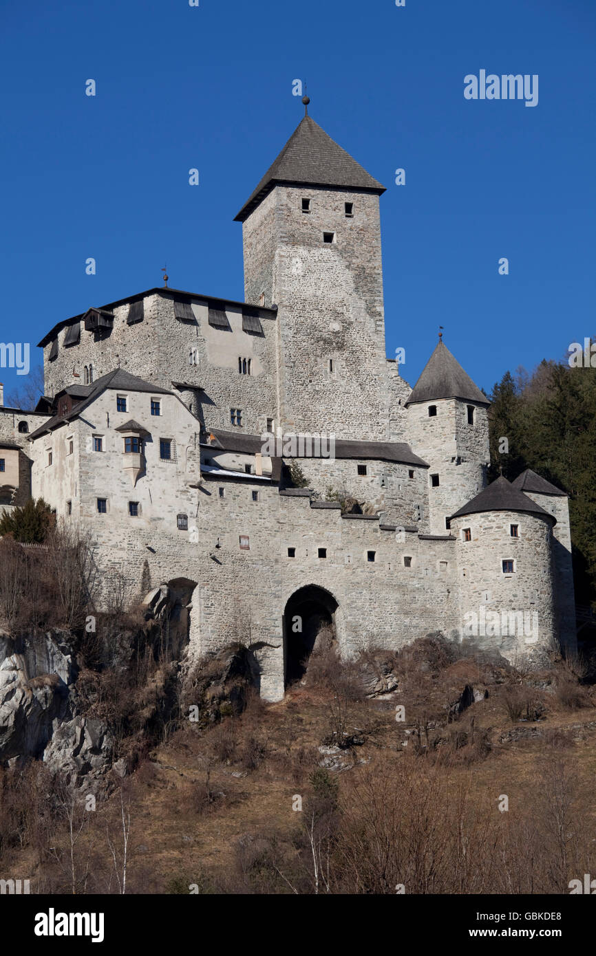 Castle Tures, Sand in Taufers, Campo Tures, Tauferer Tal valley, Valli di Tures, Alto Adige, Italy, Europe Stock Photo