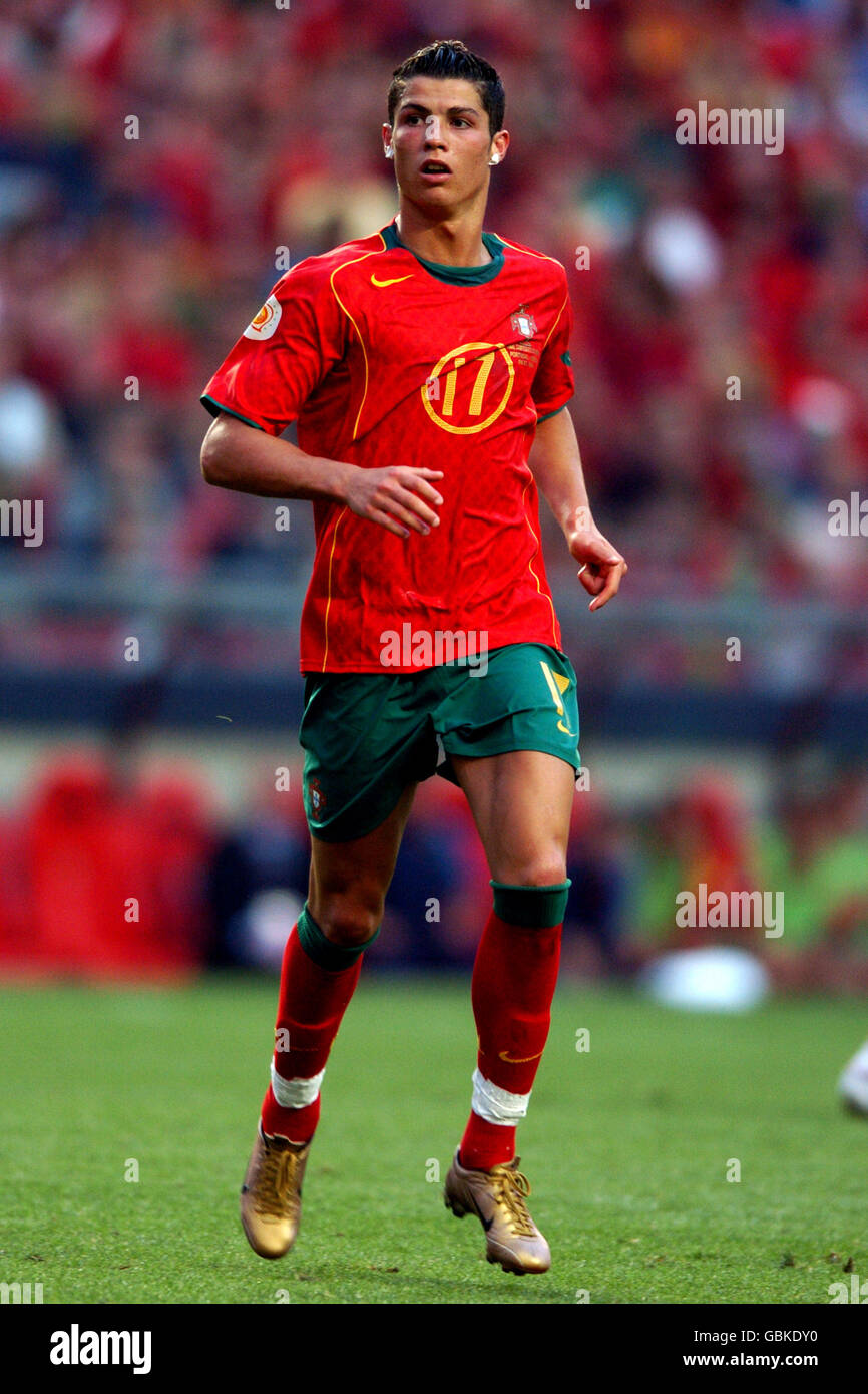 Soccer - UEFA European Championship 2004 - Final - Portugal v Greece.  Cristiano Ronaldo, Portugal Stock Photo - Alamy