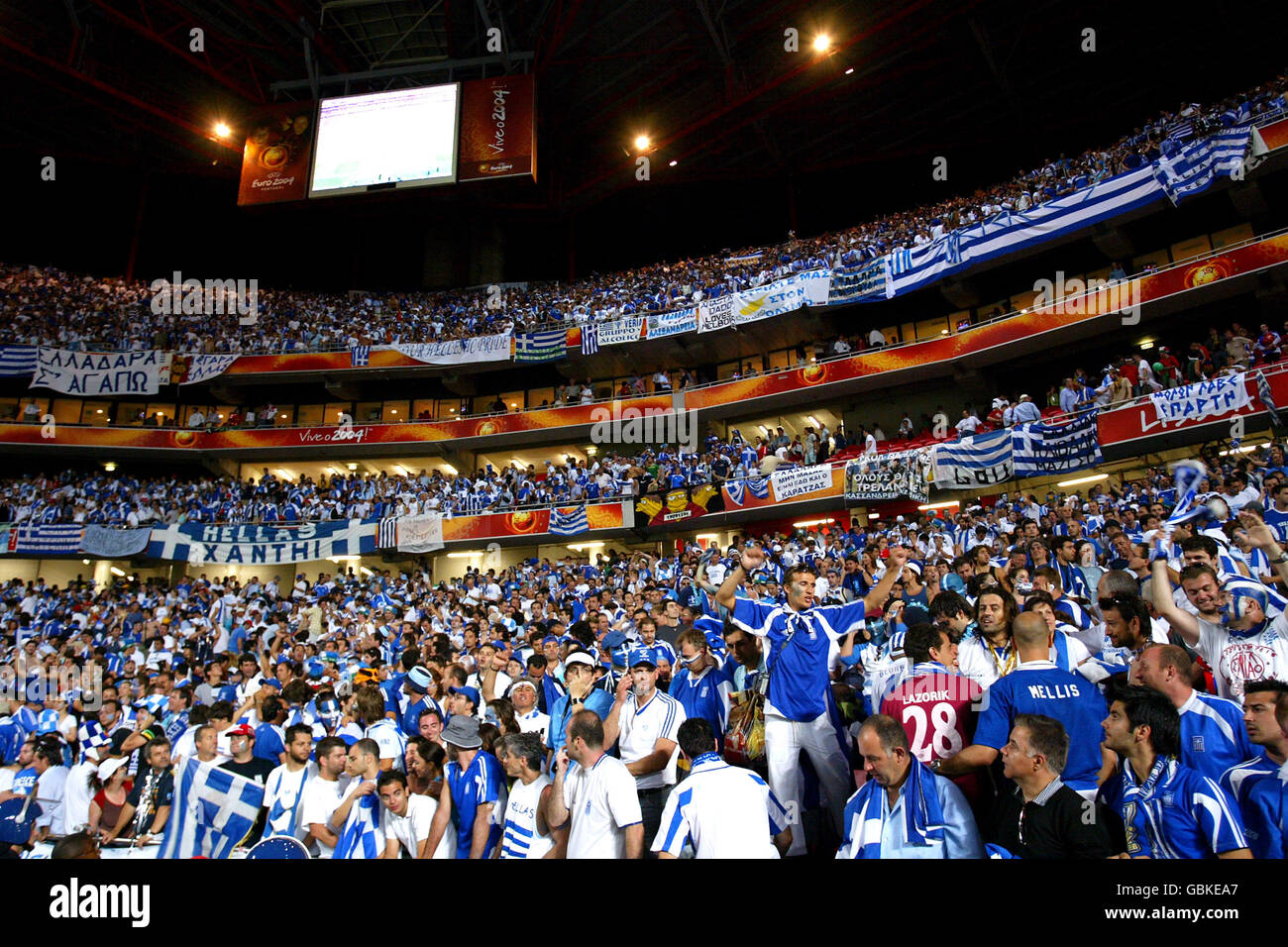 Uefa Euro 2004 Greece Final High Resolution Stock Photography and