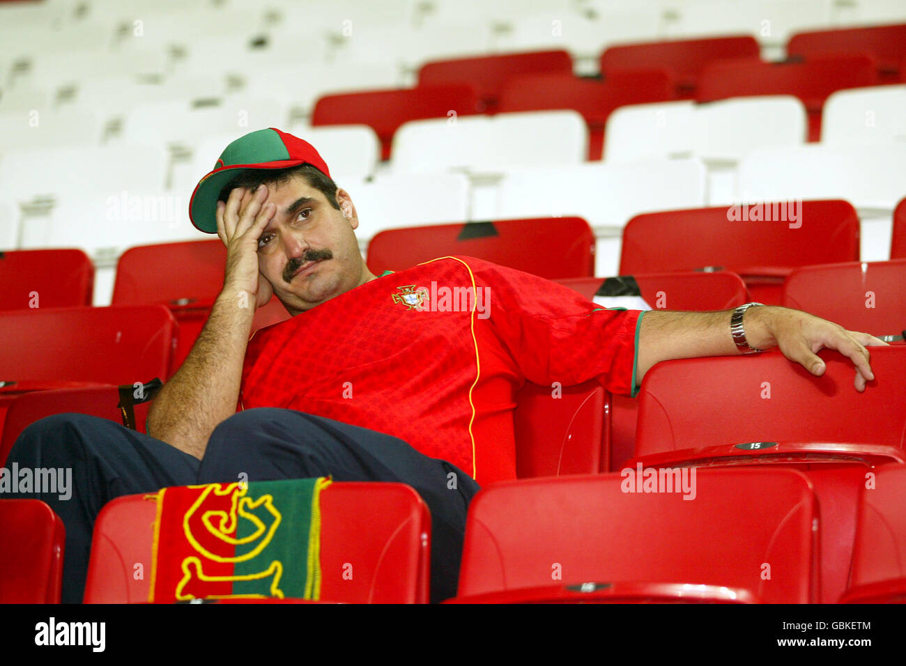 Soccer - UEFA European Championship 2004 - Final - Portugal v Greece Stock Photo