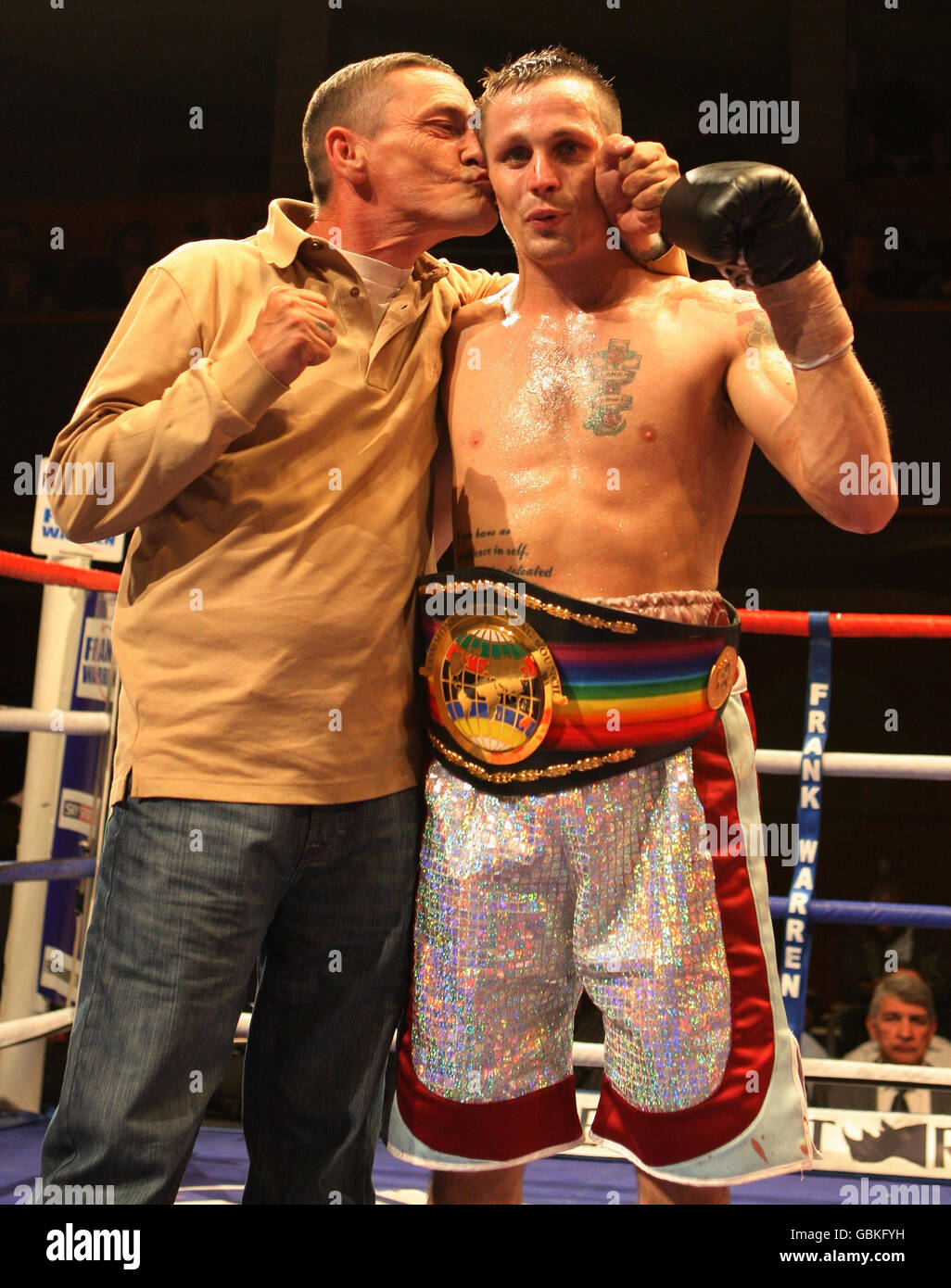 Father Son Boxing Boxing Gloves High Resolution Stock Photography and