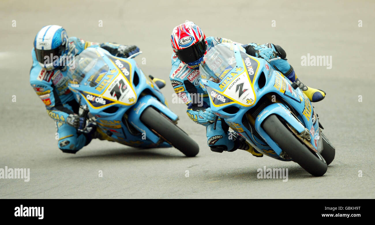 Rizla Suzuki teammate Yukio Kagayama 