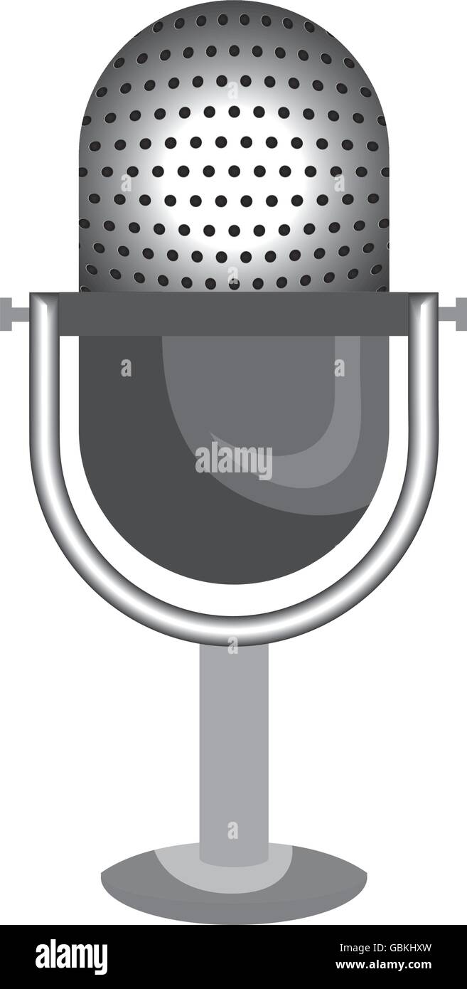 Radio microphone isolated icon design Stock Vector Image & Art - Alamy