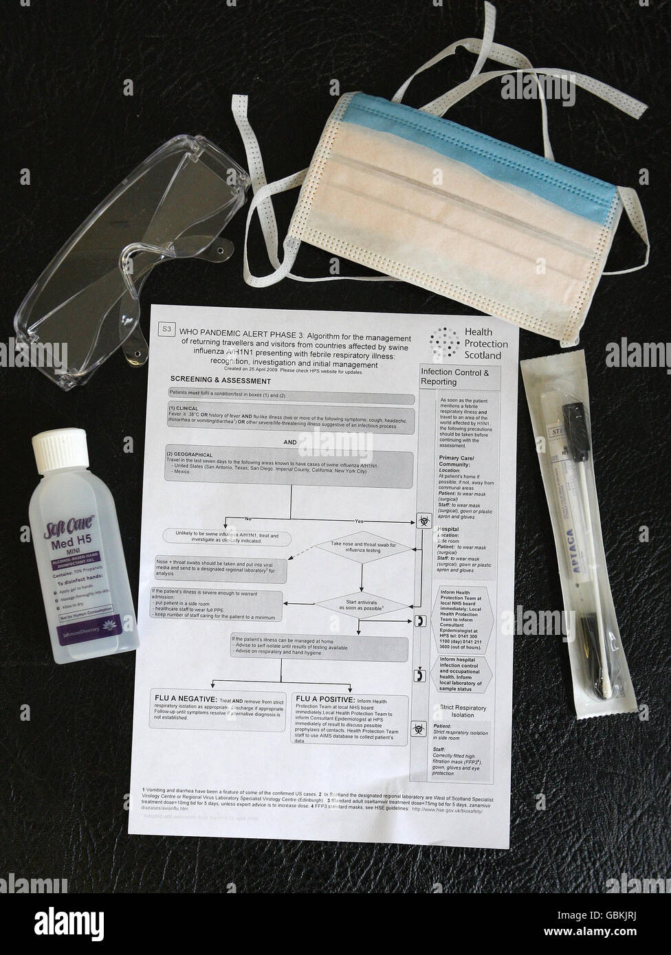 Precaution mask for swine flu hi-res stock photography and images - Alamy