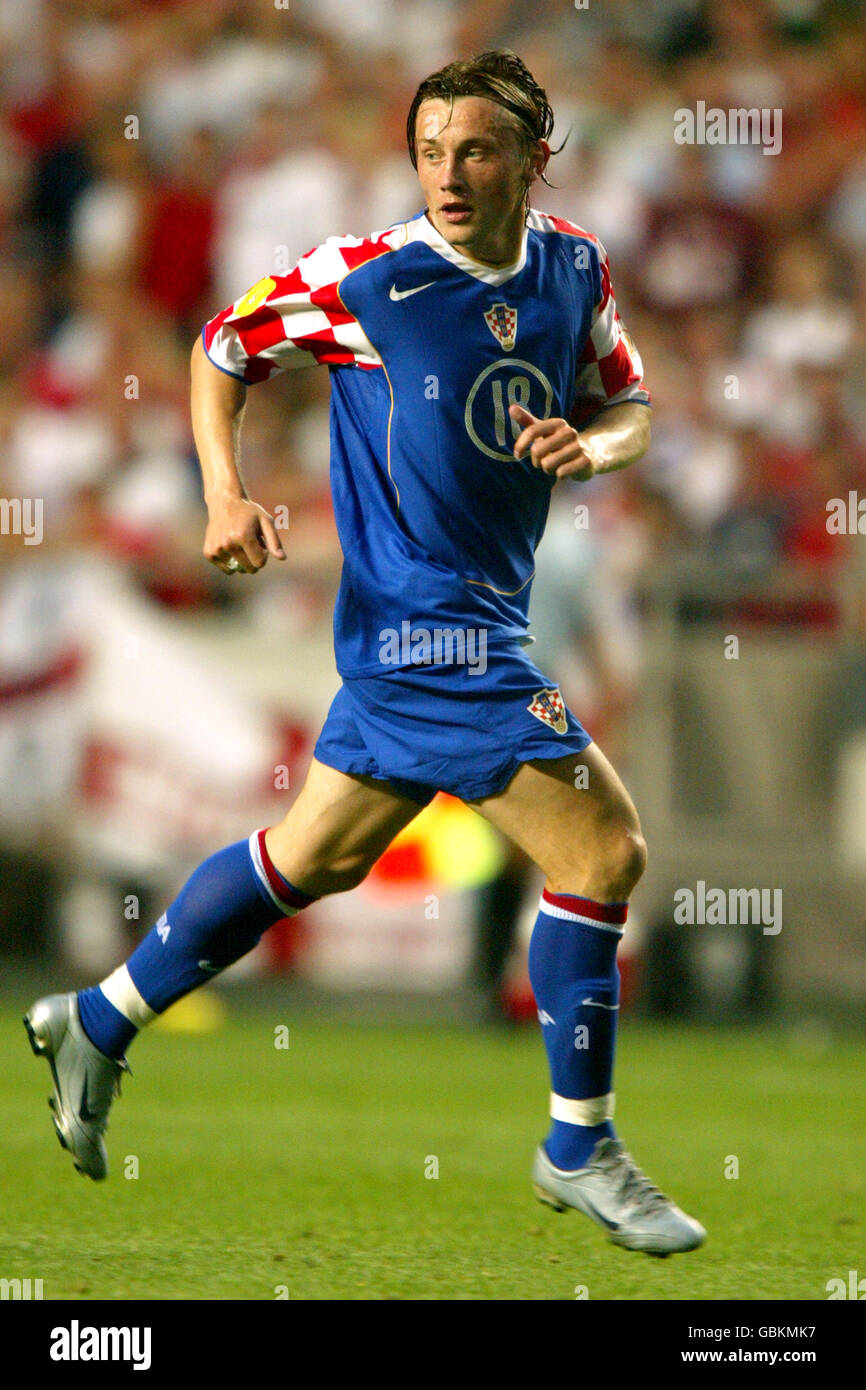 Soccer - UEFA European Championship 2004 - Group B - Croatia v England. Ivica Olic, Croatia Stock Photo