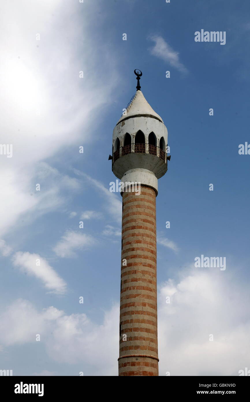 The City of Salt in the west of Amann in Jordan in the middle east. Stock Photo