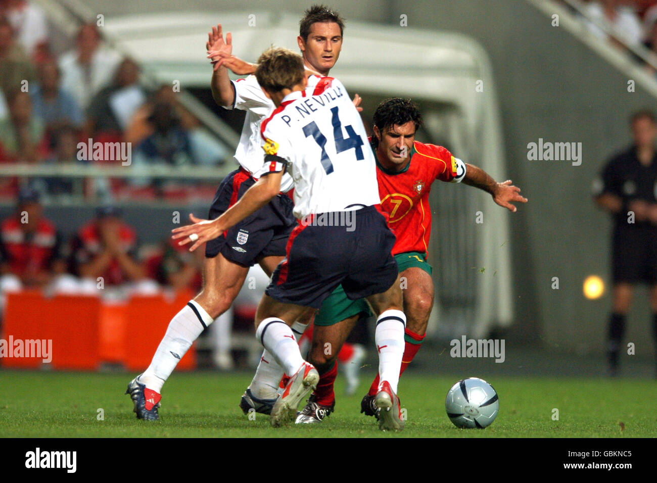 Francisco Mota da Costa of Portugal controls the ball during the