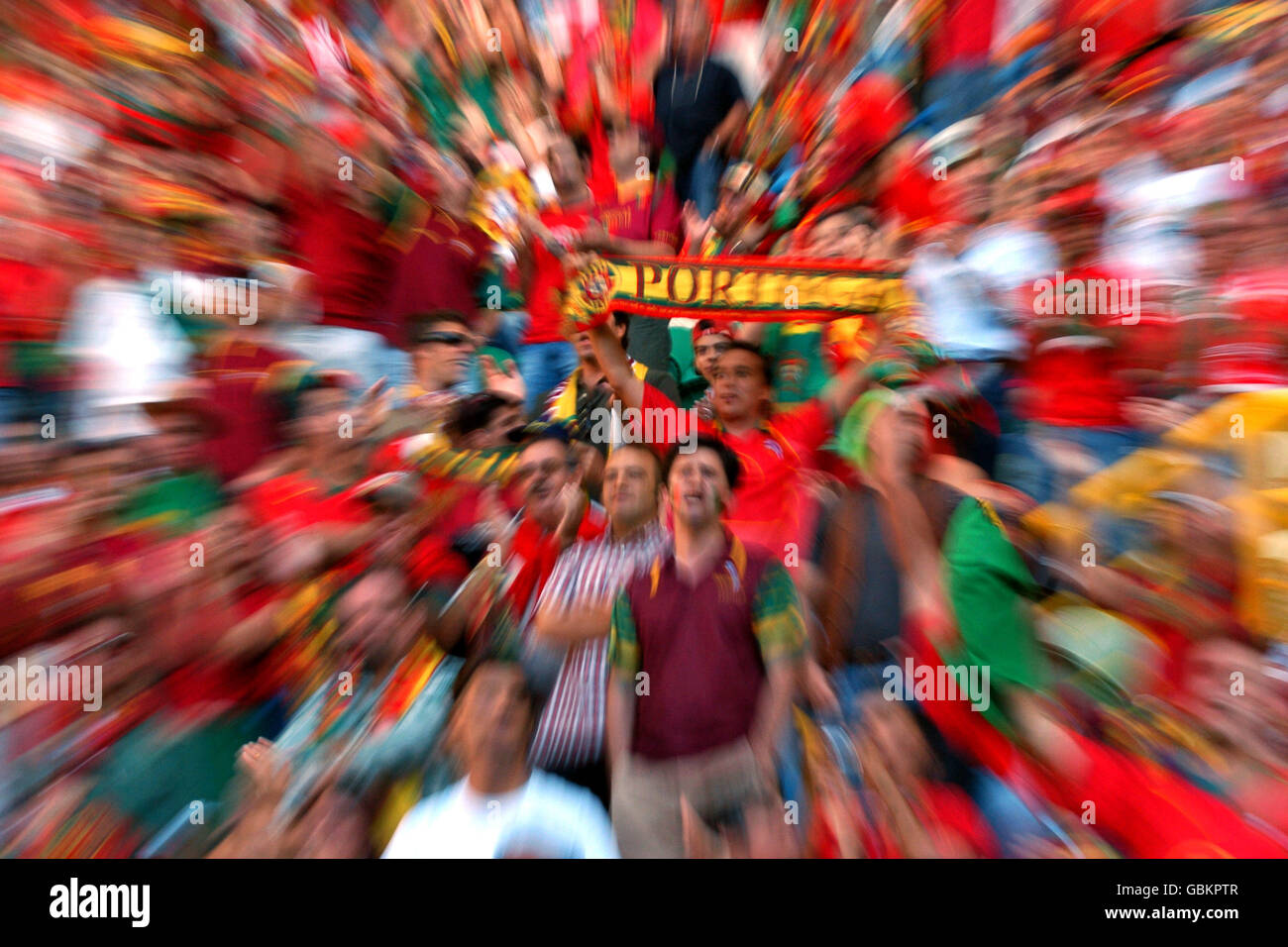 Soccer - UEFA European Championship 2004 - Semi Final - Portugal v Holland Stock Photo
