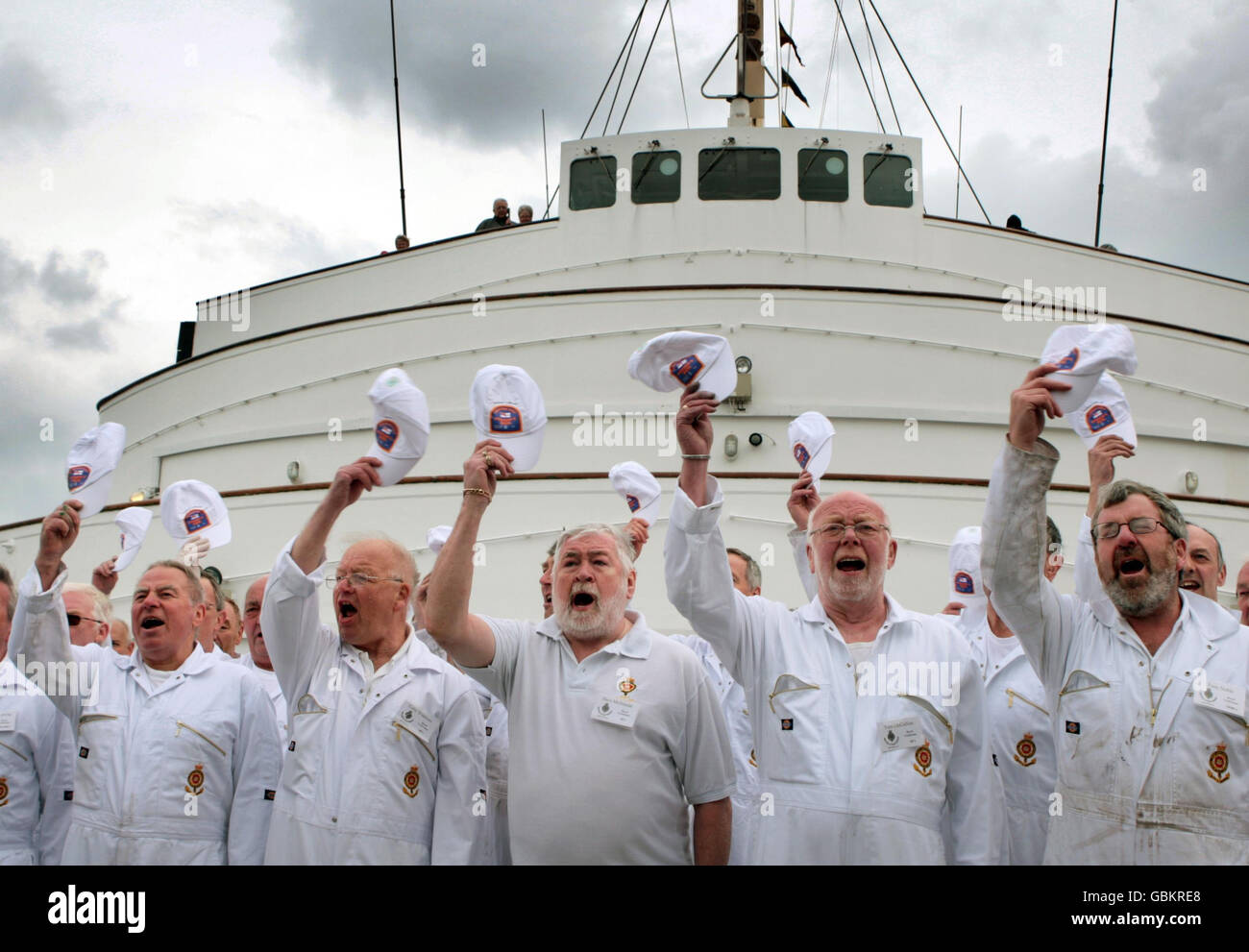 Anniversary of Royal Yacht Britannia launch Stock Photo Alamy
