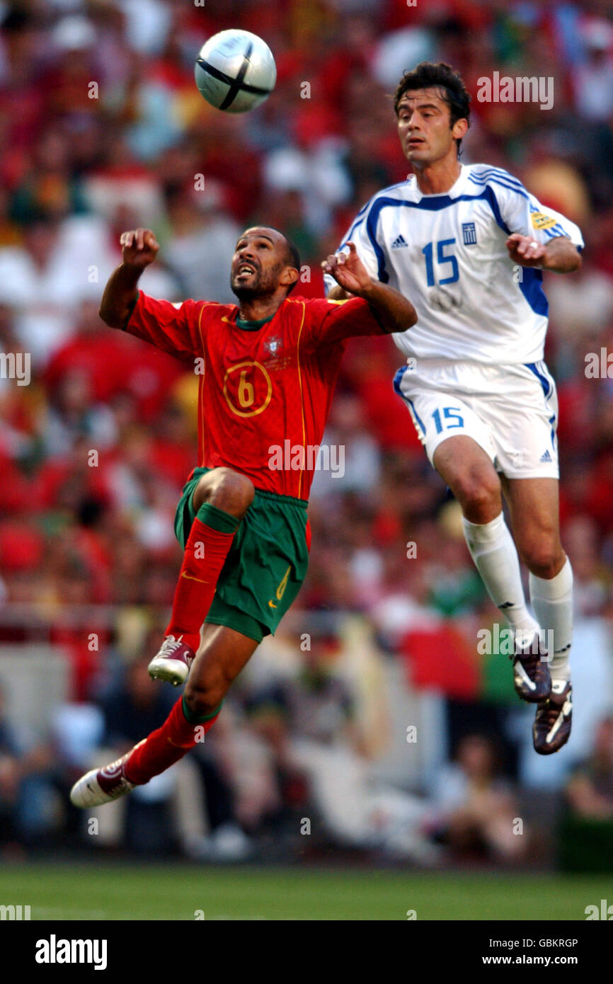 Soccer - UEFA European Championship 2004 - Final - Portugal v Greece Stock Photo