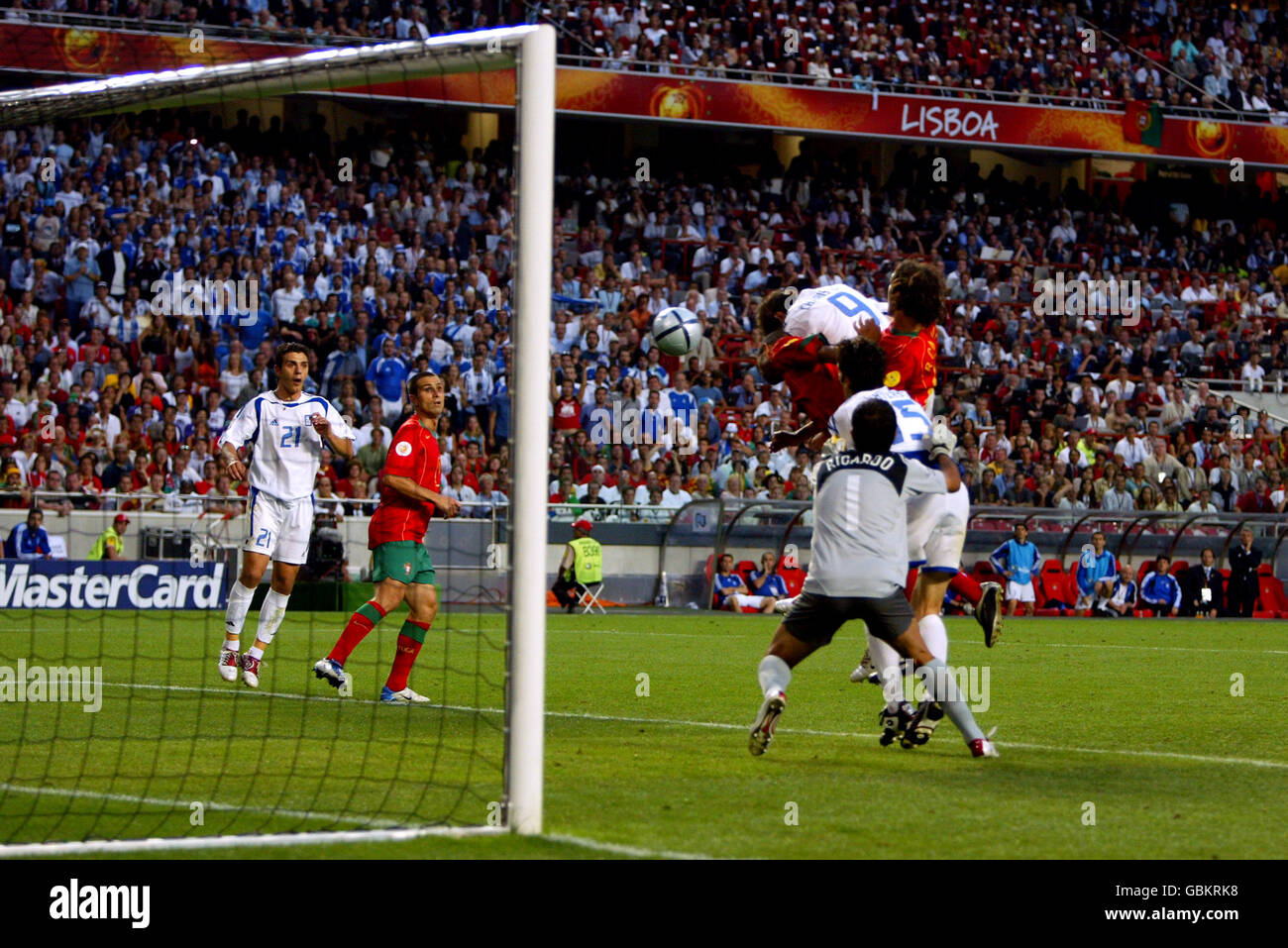 Soccer - UEFA European Championship 2004 - Final - Portugal v Greece Stock Photo