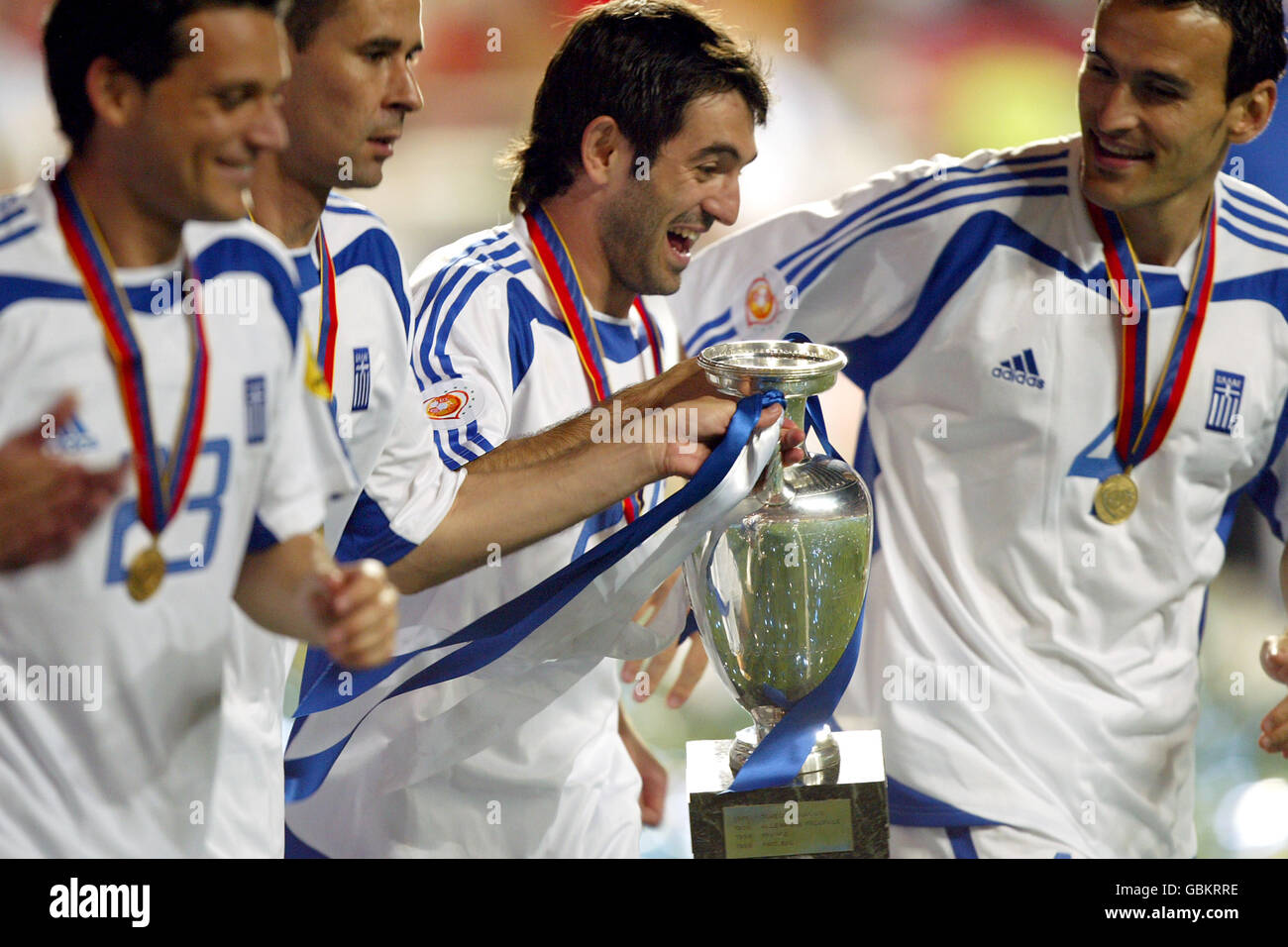 Soccer - UEFA European Championship 2004 - Final - Portugal v Greece Stock Photo