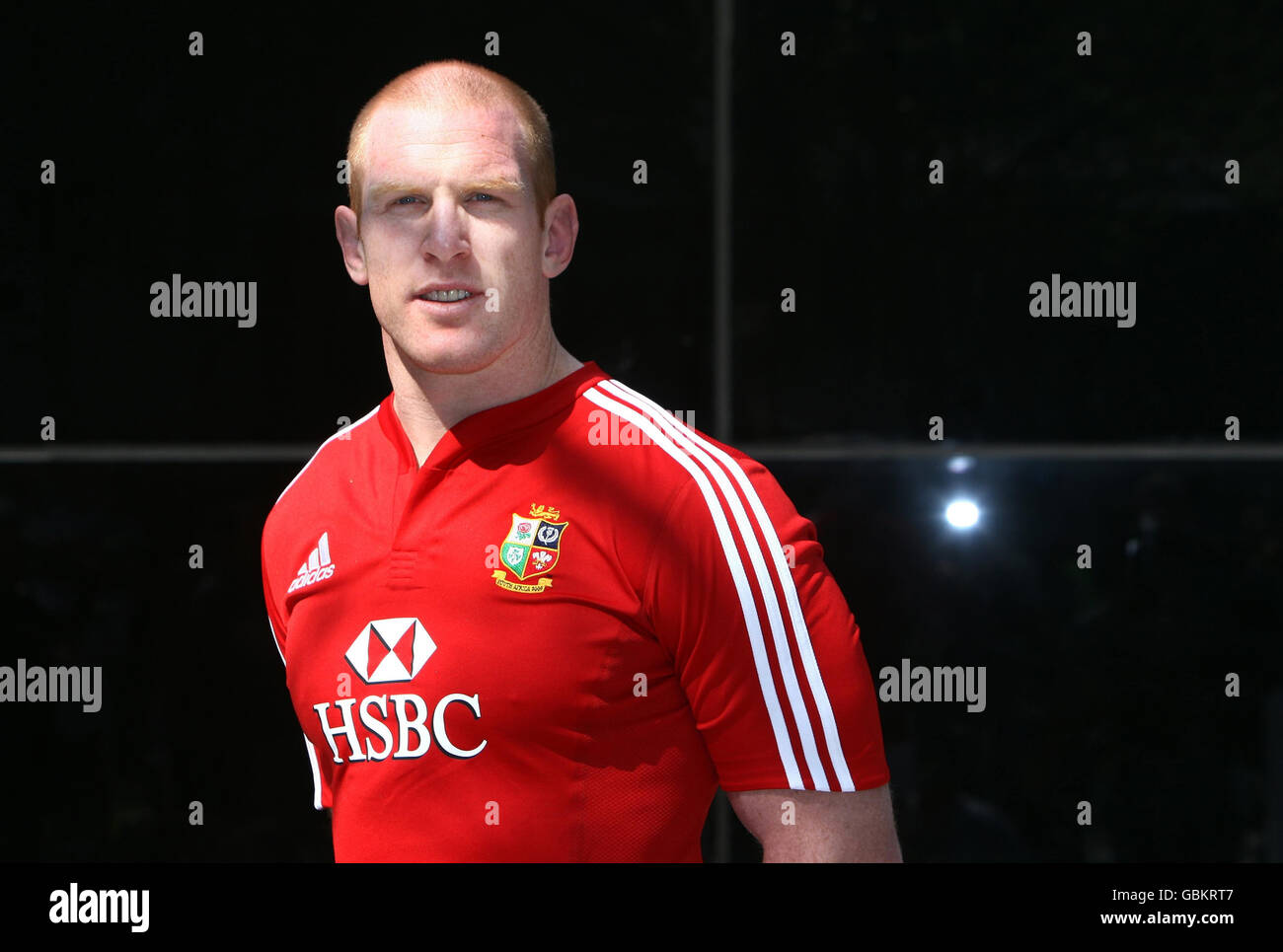 Rugby Union - British and Irish Lions Squad Announcement - Heathrow Airport Stock Photo