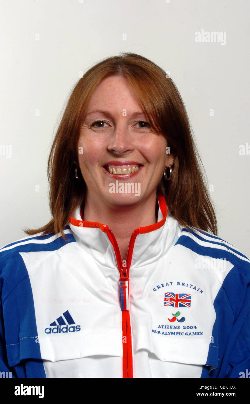 Athens Olympics 2004 - Great Britain Paralympic Team Stock Photo