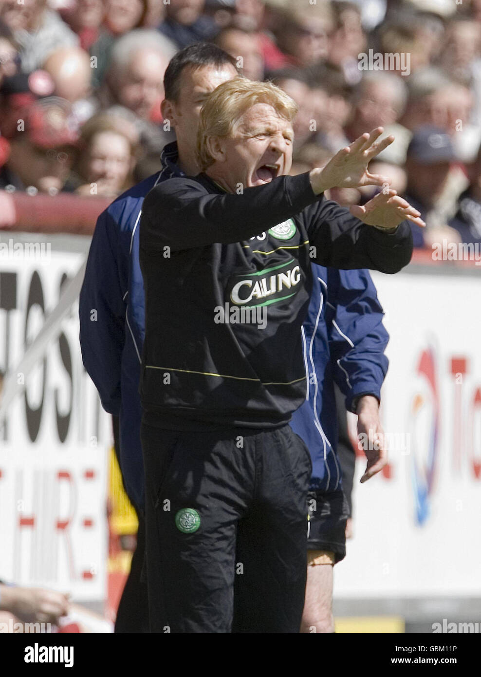 Soccer - Clydesdale Bank Scottish Premier League - Aberdeen v Celtic - Pittodrie Stadium Stock Photo