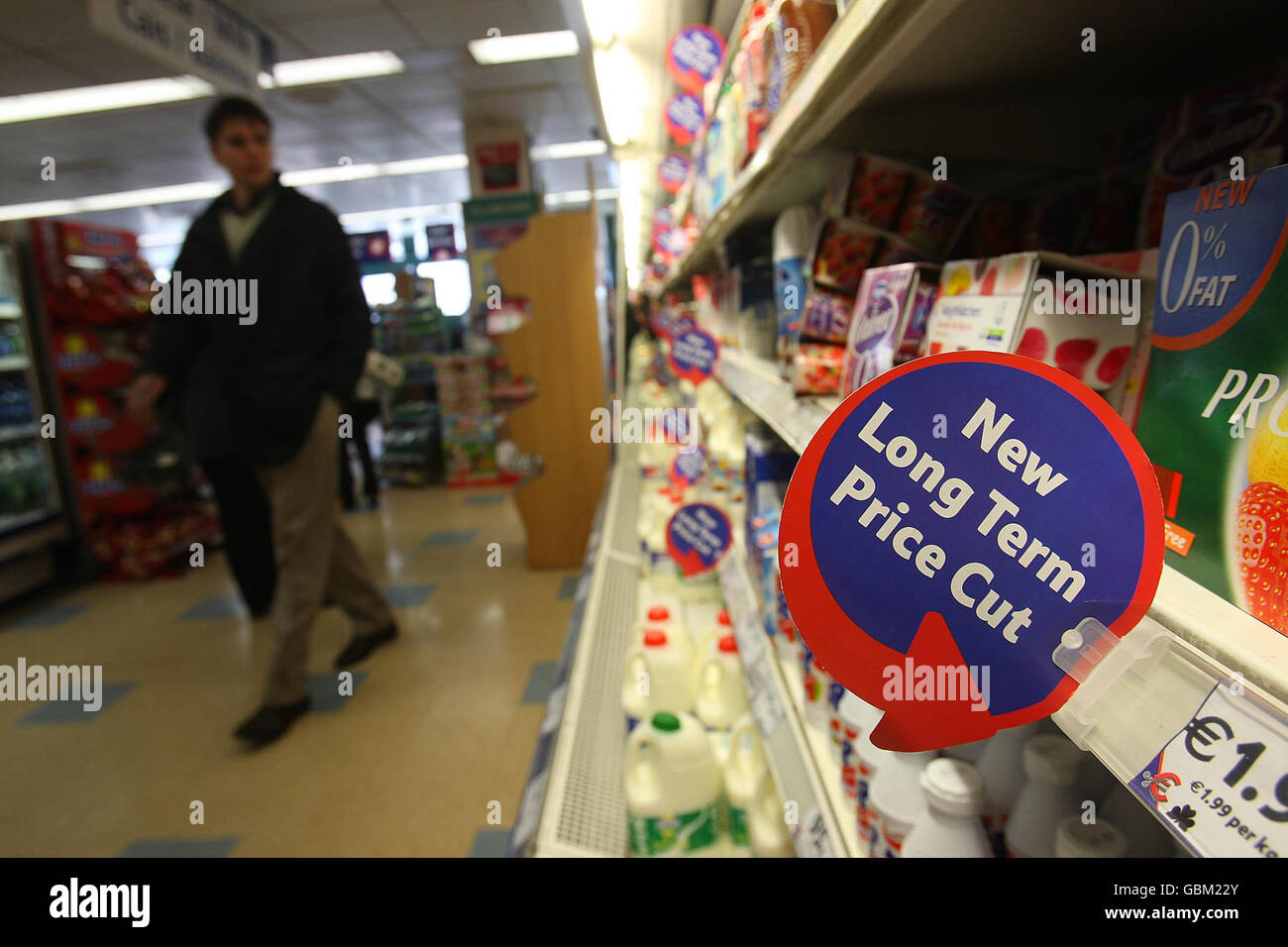 A Tesco store in Dublin today as the supermarket giant announced it is
