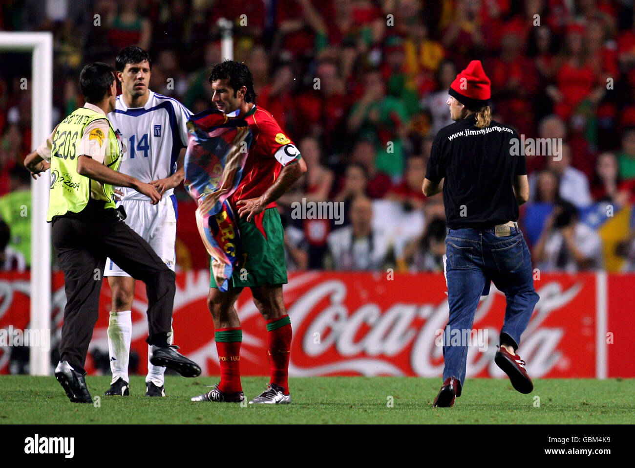 Soccer UEFA European Championship 2004 Final Portugal v Greece