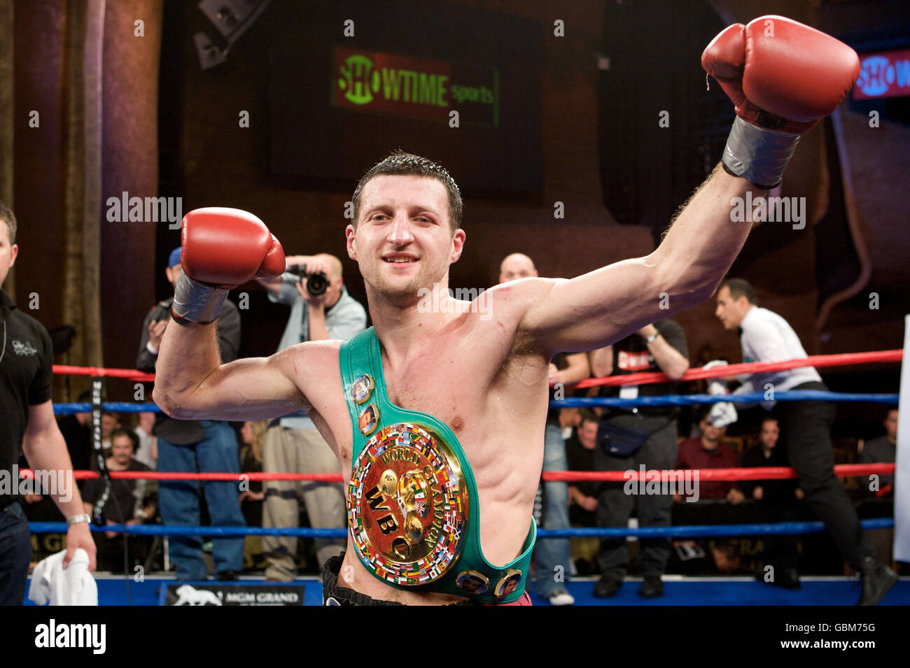 Boxing WBC Supermiddleweight Title Bout Carl Froch v Jermain
