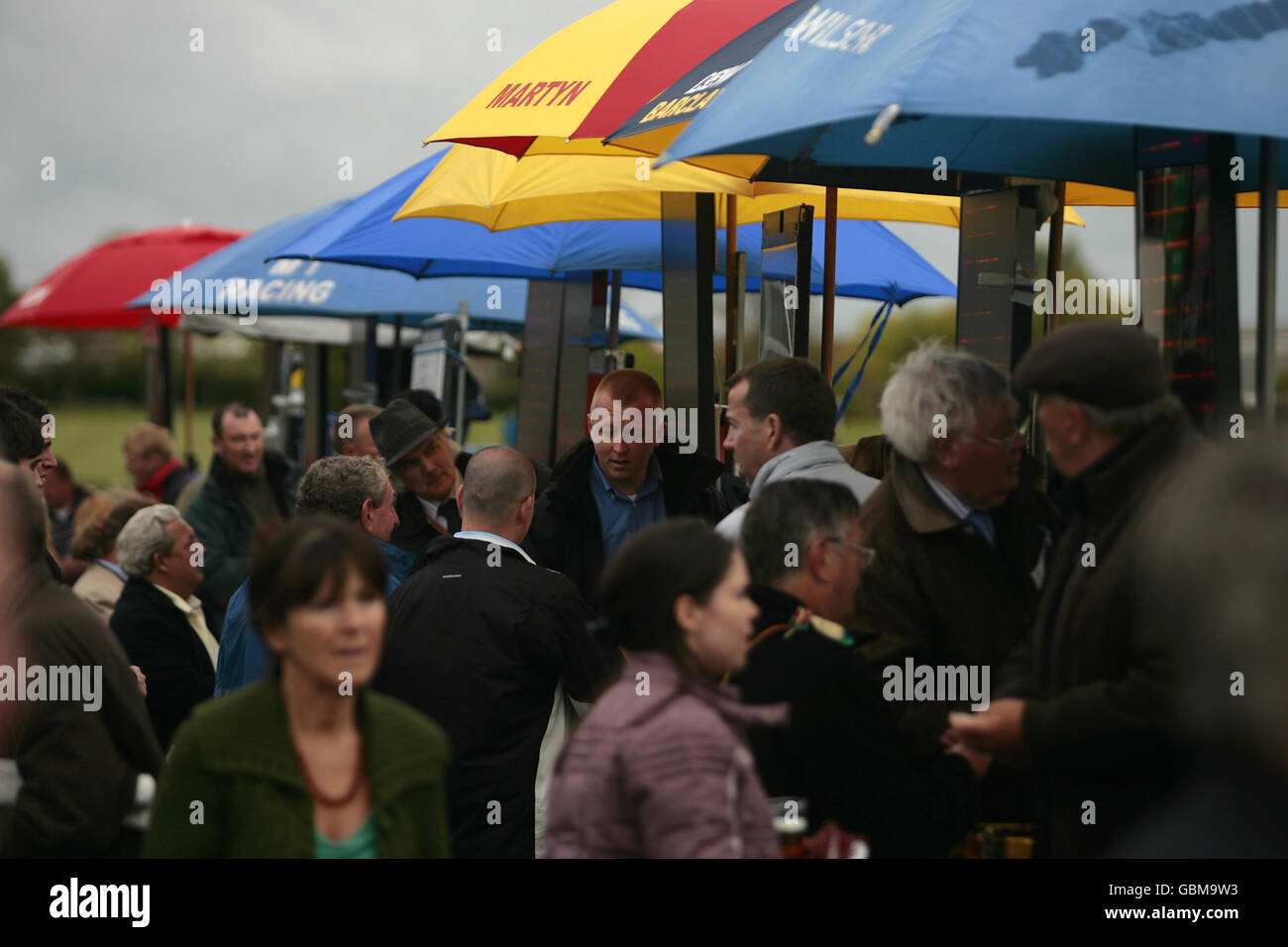Horse Racing - Hereford Racecourse - Wye Valley Brewery Day Stock Photo