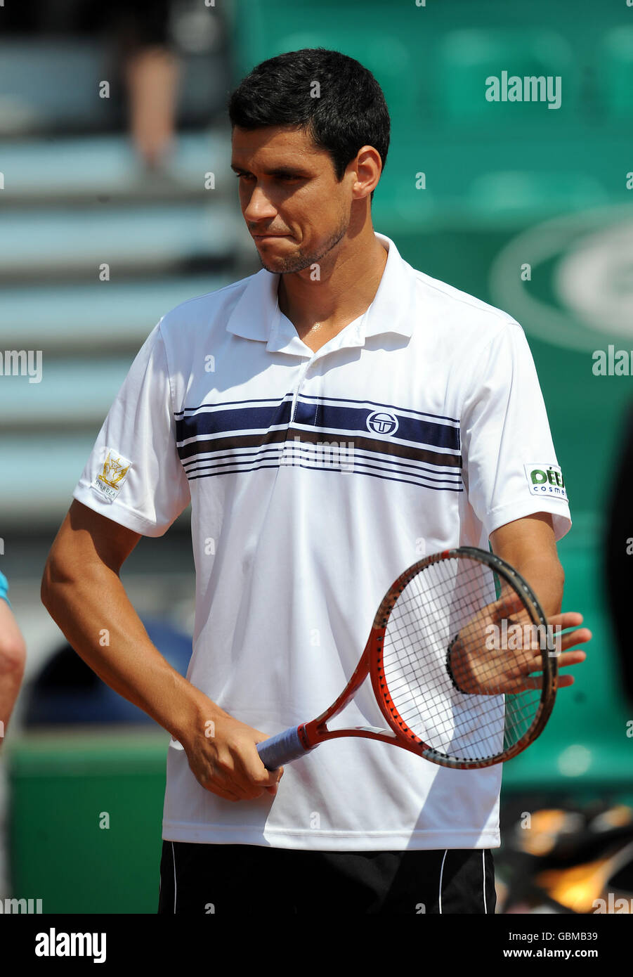 Tennis - ATP World Tour Masters - Monte-Carlo. Romania's Victor Hanescu  Stock Photo - Alamy