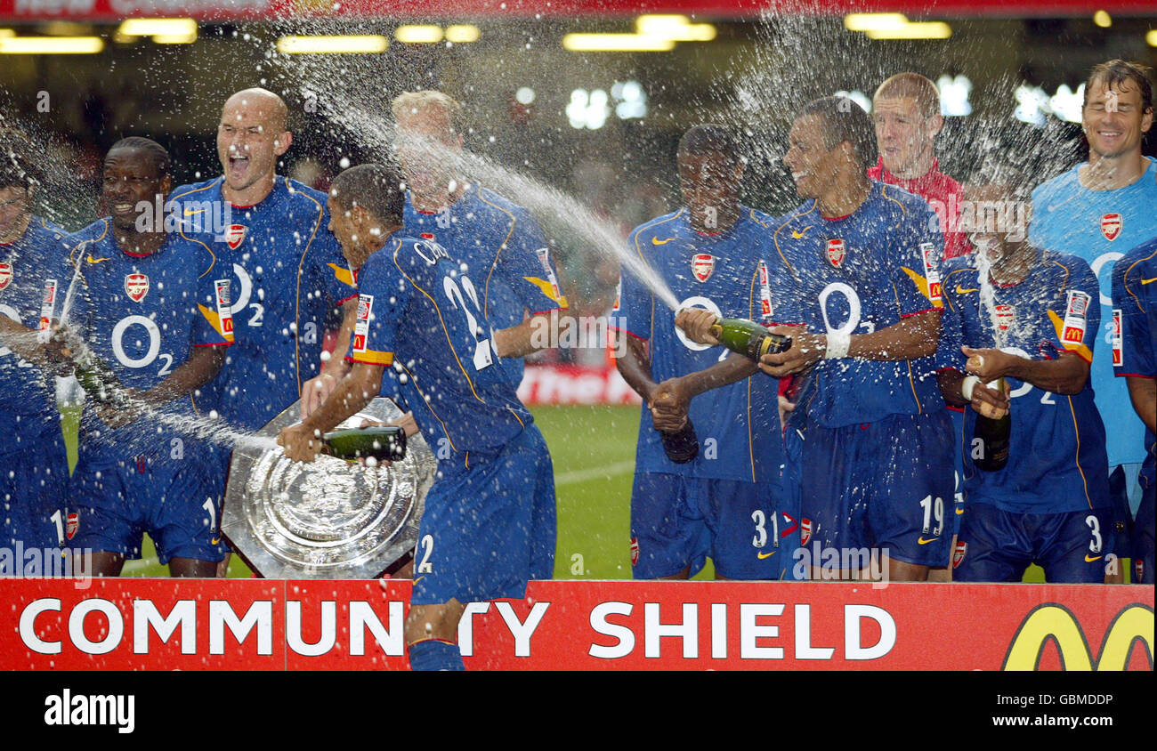 Soccer Fa Community Shield Manchester United V Arsenal Stock Photo Alamy