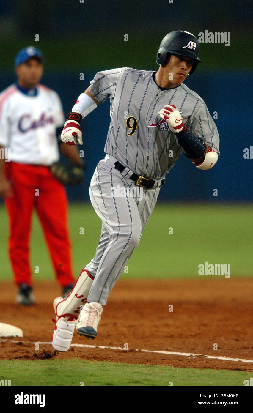 Baseball Athens Olympic Games 2004 Cuba v Japan. Japan's Kenji