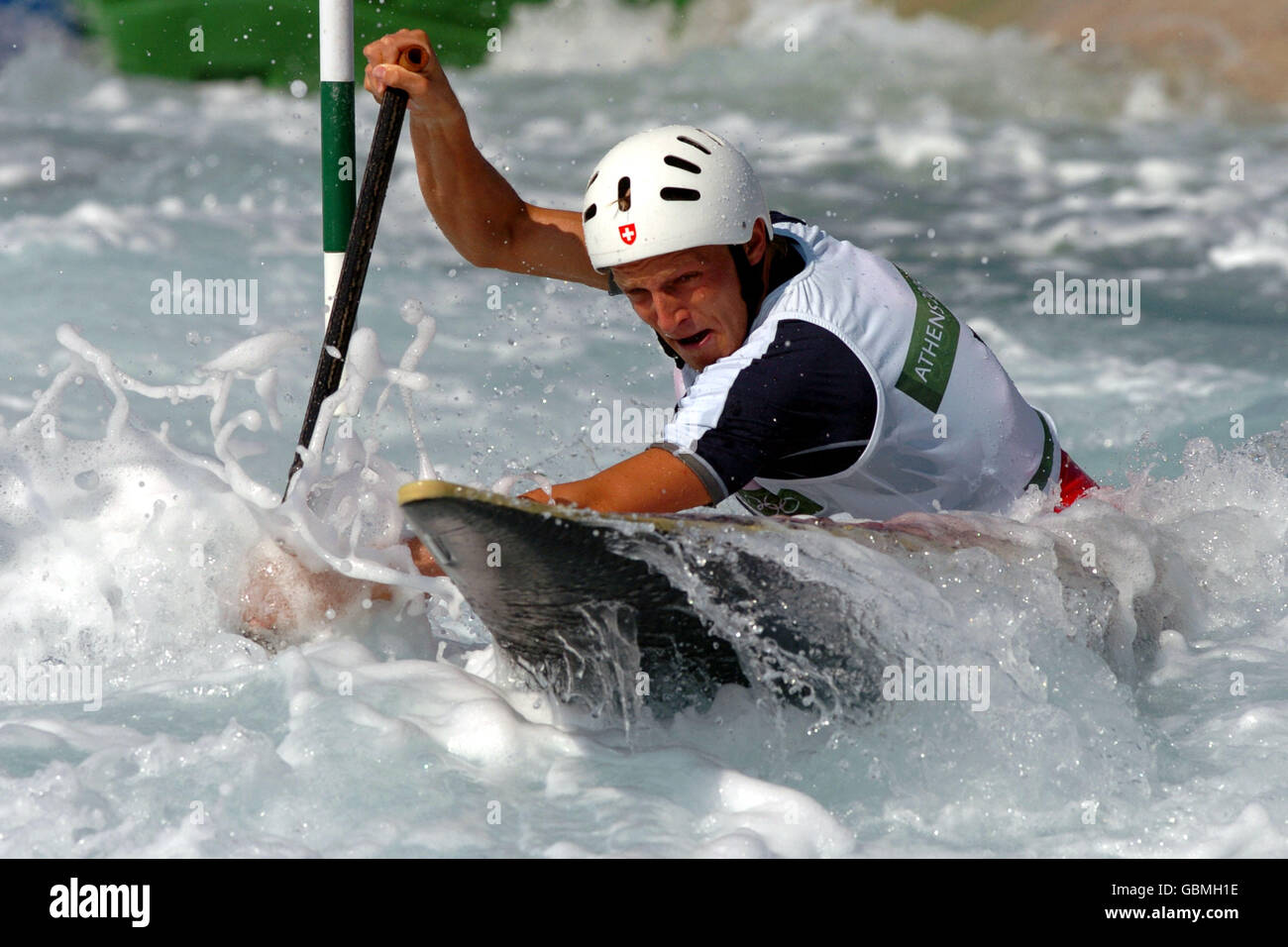 Canoeing - Athens Olympic Games 2004 - Men's C1 Canoe Single Stock Photo