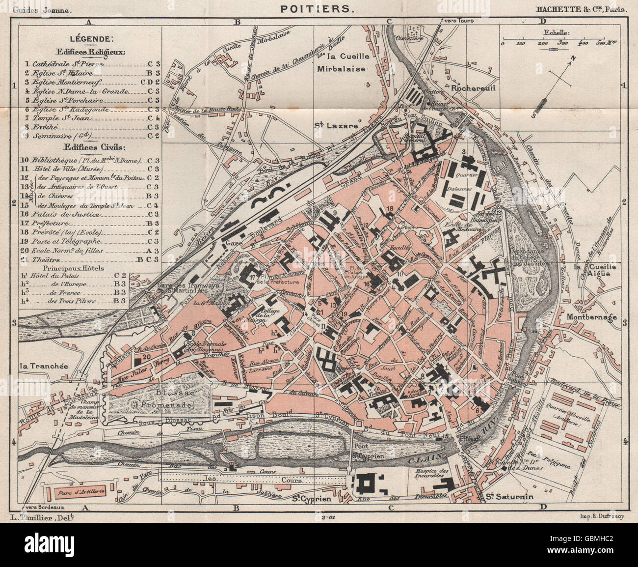 Poitiers Vintage Town City Ville Map Plan Carte Vienne 19 Stock Photo Alamy Poitiers Vintage Town City Ville Map Plan Carte Vienne 19 Stock Photo Alamy